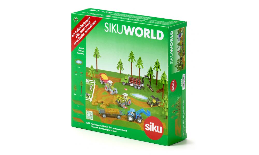 5699 SIKU World Farm Forest Dirt Track Plates 3 Pack Shot L