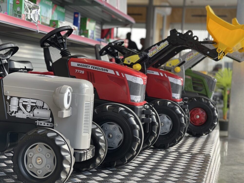 Pedal Tractors, Trailers and Siku Toys
